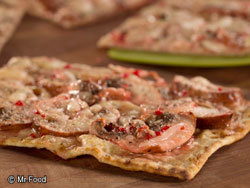 EDR Cheesy Mushroom Flatbread