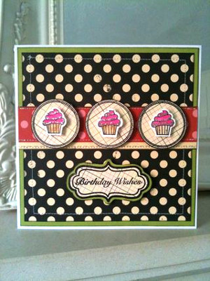 Cupcake Birthday Card