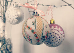Vintage Style Christmas Baubles Vintage Style Christmas Baubles