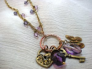 Enchanted Wire Wrapped Crystal Necklace