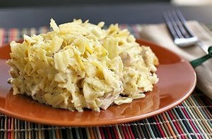 Tuna Noodle Casserole with Leeks and Fresh Dill