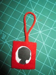 Silhouette Portrait Ornament