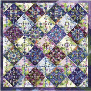 Daylily Fields Star Quilt