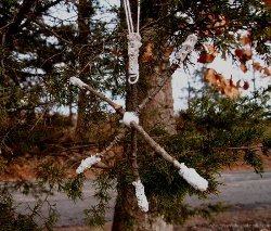 Epsom Salt Stick Snowflakes