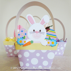 Printable Paper Easter Basket Printable Paper Easter Basket
