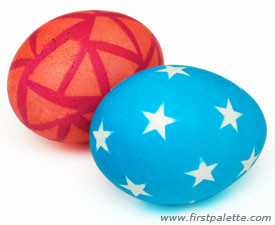 Starry Easter Eggs