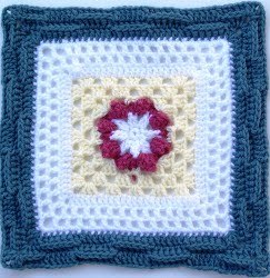 Basket of Berries Granny Square