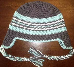 crochet beanie hat with ear flaps pattern