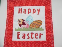 Happy Easter Applique Wall Hanging