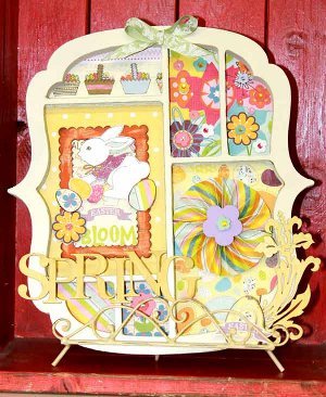 Easter Letter Press Tray