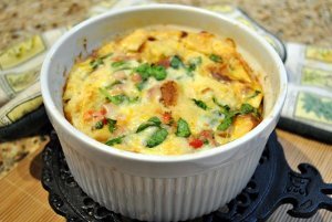 Ham and Cheese Strata