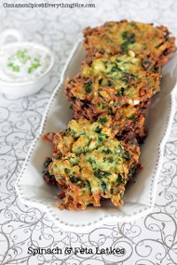 Spinach and Cheese Potato Pancakes