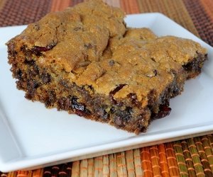 Chocolate Cherry Blondies