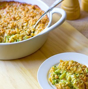 Buttery Broccoli Cheese Casserole