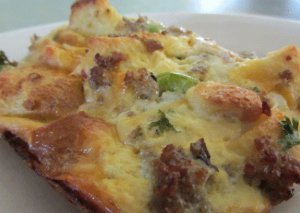 Southwestern Sausage and Egg Breakfast Bake