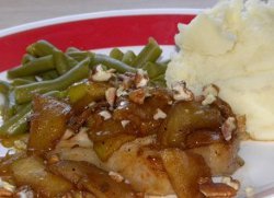 Caramel Apple Pork Chops
