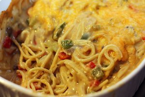 Vegetarian Spaghetti Casserole
