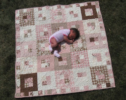 Snuggly Squares Baby Quilt