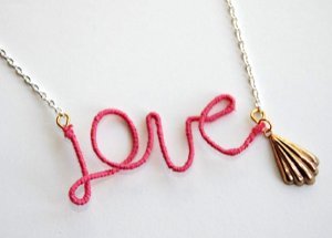Love Your Thread Wrapped Necklace
