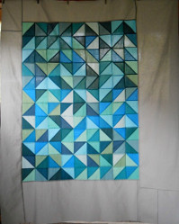Modern Geometric Quilt Pattern