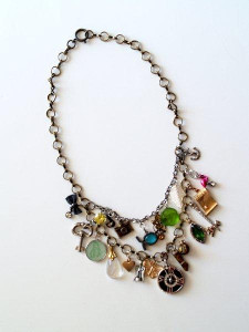 Charming Collage Necklace