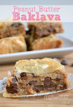 Homemade Peanut Butter Baklava