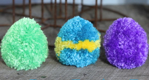 Pom Pom Easter Eggs