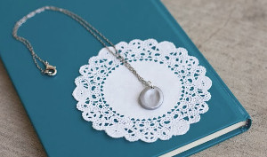 Fingerprint Clay Pendant