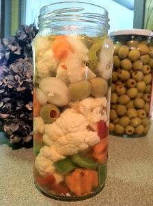 Homemade Italian Giardiniera Mix