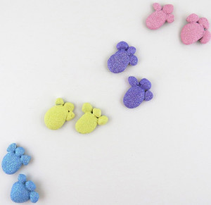 Sparkling Easter Bunny Footprints Sparkling Easter Bunny Footprints