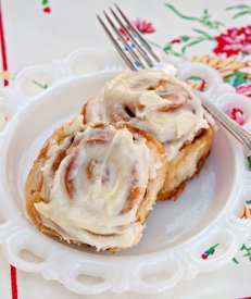 Cinnamon Rolls with Cream Cheese Icing