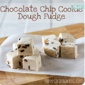 Chocolate Chip Cookie Dough Fudge