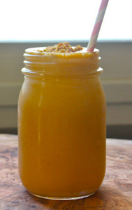 Mason Jar Pumpkin Pie Smoothie