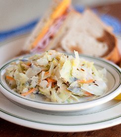 12 Minute Hot Cabbage Slaw