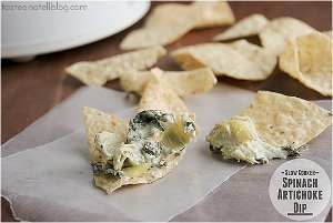 Two-Cheese Spinach Artichoke Dip