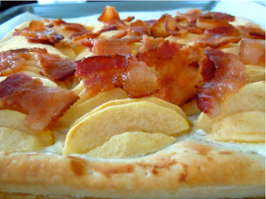 Breakfast Bacon Apple Tart