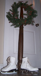 Ice Skates Wreath Holder Ice Skates Wreath Holder