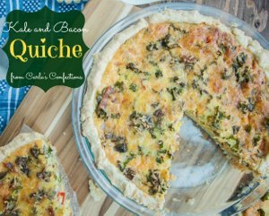 Kale and Bacon Quiche
