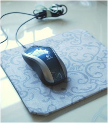 Fabric Covered Mouse Pad
