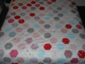 Chic and Sweet Hexie Quilt