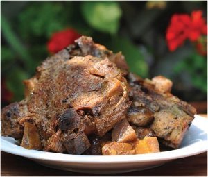 Pear Ginger Pork Chops