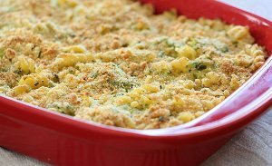Skinny Baked Broccoli Macaroni