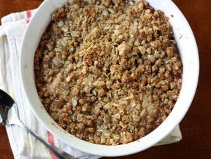 Rhubarb Ricotta Crisp