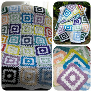 Stashbuster Granny Square Afghan