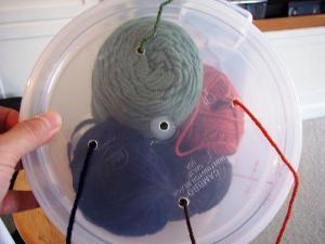 Make Your Own Yarn Organizer