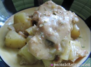 Creamy Ranch Pork Chops And Potatoes For Four