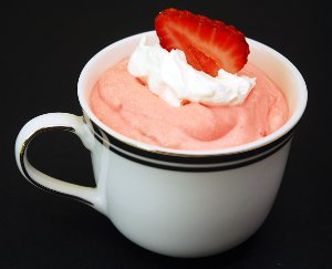 Strawberry Cloud Jello Dessert
