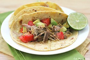 Slow Cooker Chili Lime Pulled Pork Tacos