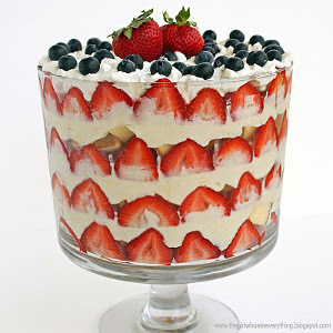 Fruity 4th of July Trifle