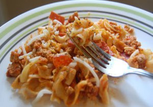 Simple Pizza Casserole Simple Pizza Casserole